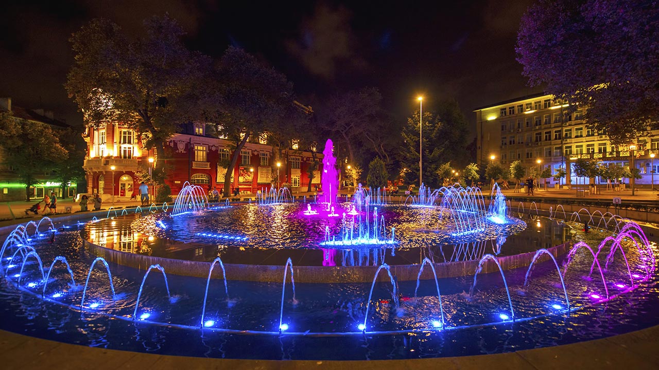 Singing fountains in Varna