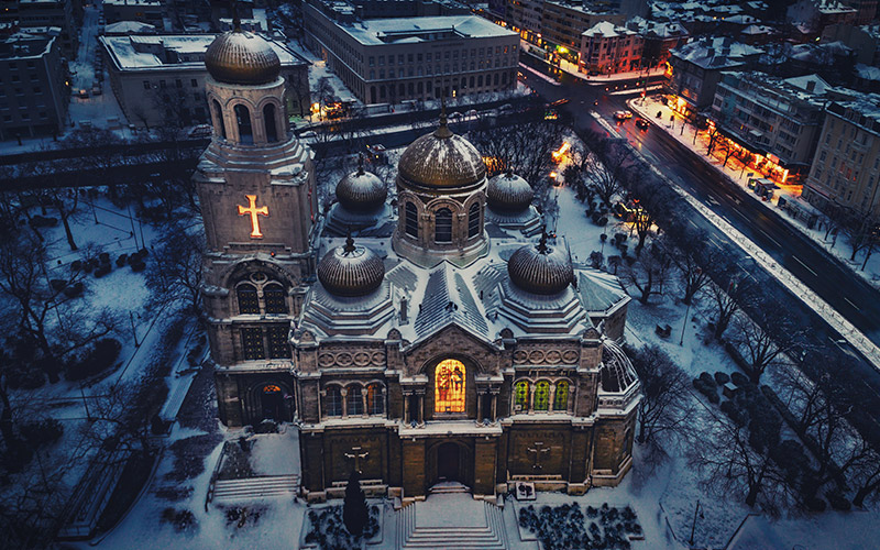 Varna during the winter