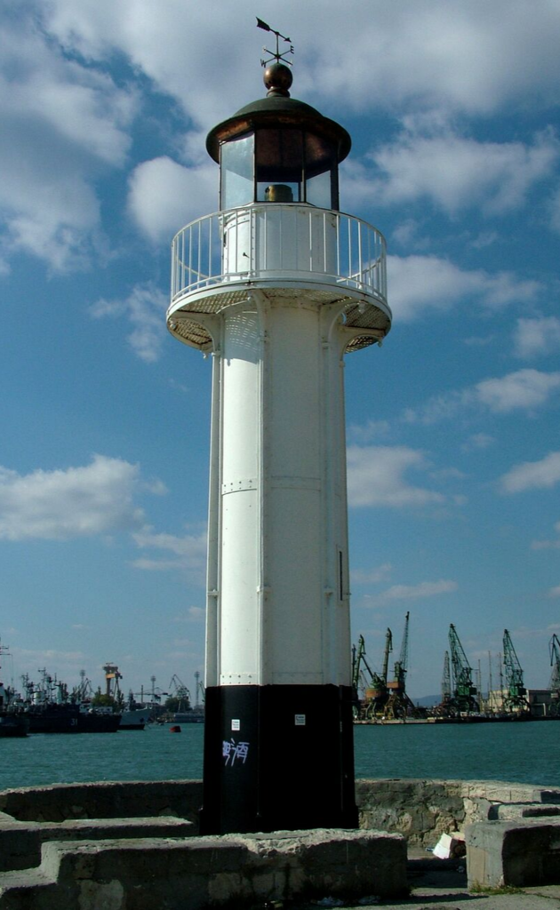 Varna Lighthouse - Green Light