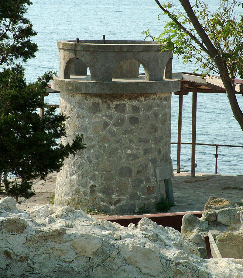 Old lighthouse tower in Nesebar